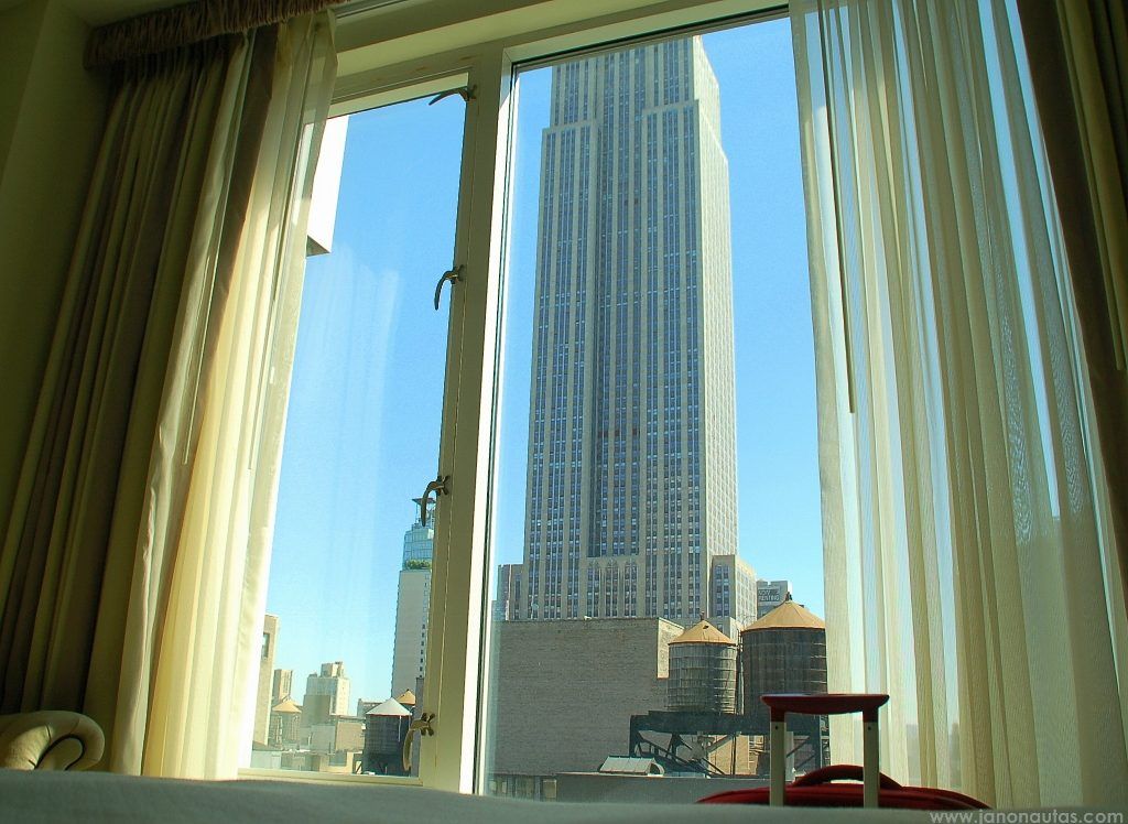 Vista desde la ventana de nuestra habitación Empire State, el emperador de Nueva York