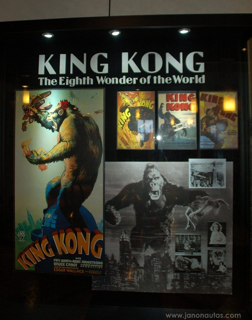 Exposición sobre King Kong Empire State, el emperador de Nueva York