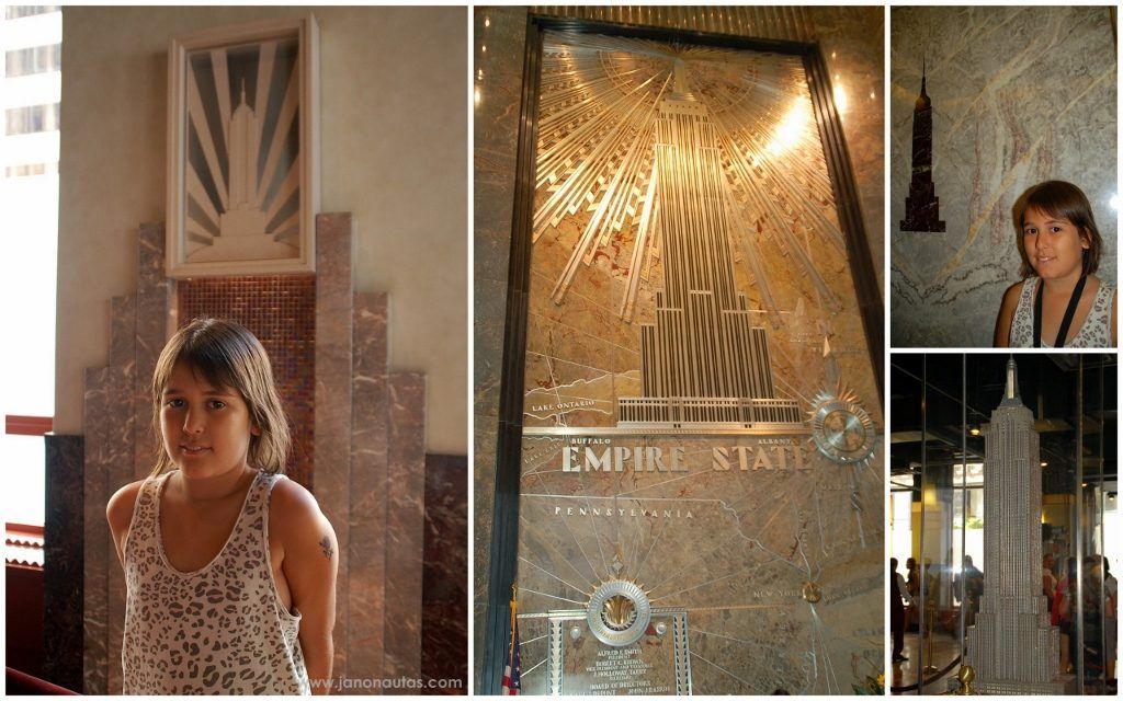 Varias imágenes del hall Empire State, el emperador de Nueva York