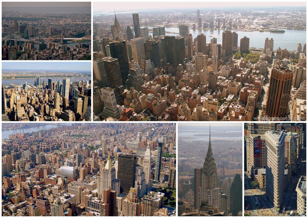 Vistas de Nueva York desde el Empire State Empire State, el emperador de Nueva York
